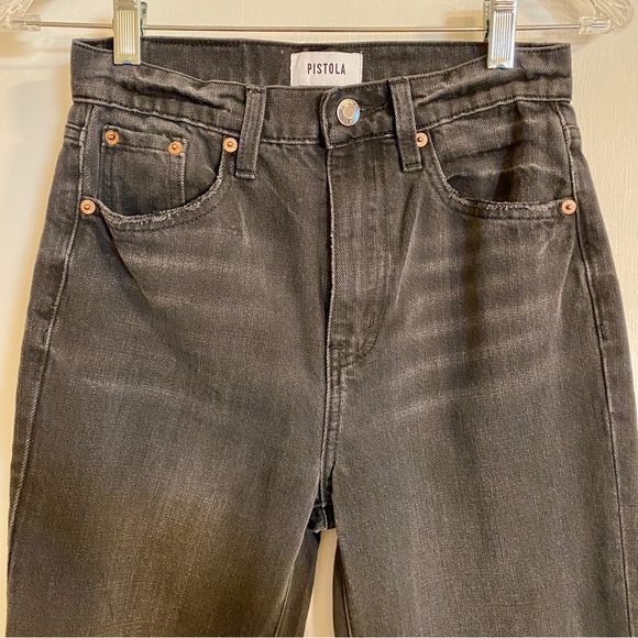 Pistola Cassie Super High Rise Straight Jeans 24 - Picture 3 of 7